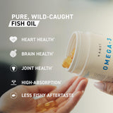 Kaged omega 3 envase 30 servicios indicado para uso mensual y conveniencia