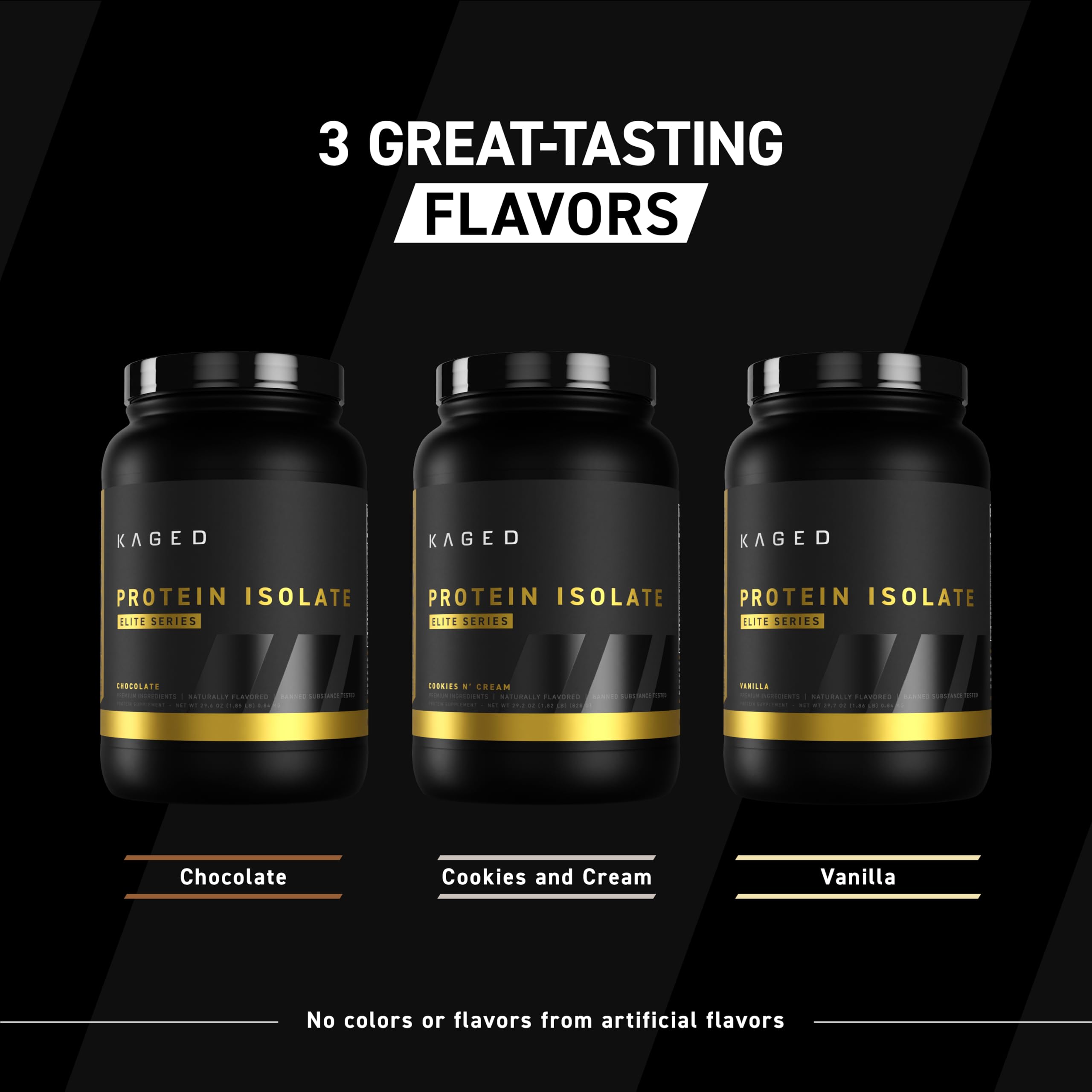 Kaged comparación tamaño 2 lb para plan de uso prolongado