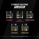 Kaged Pre-Kaged Elite ilustración de ingredientes clave como NO3-T y ElevATP