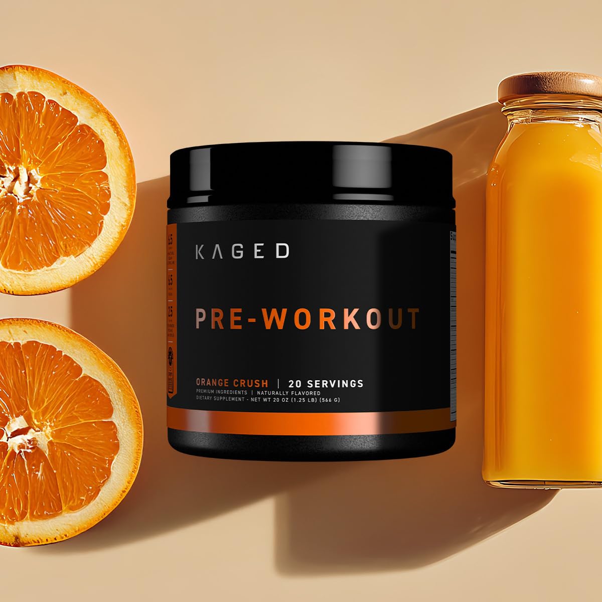 Kaged mezcla Spectra de superfoods visualizada, aporte antioxidante