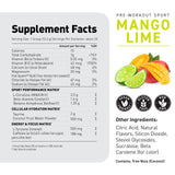 Kaged producto junto a mango y lima sugiriendo sabor natural