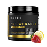 Kaged presentación frontal del envase mostrando diseño y sabor Strawberry Lemonade