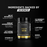 Kaged Test Elite primer plano de cápsulas para ver textura y tamaño