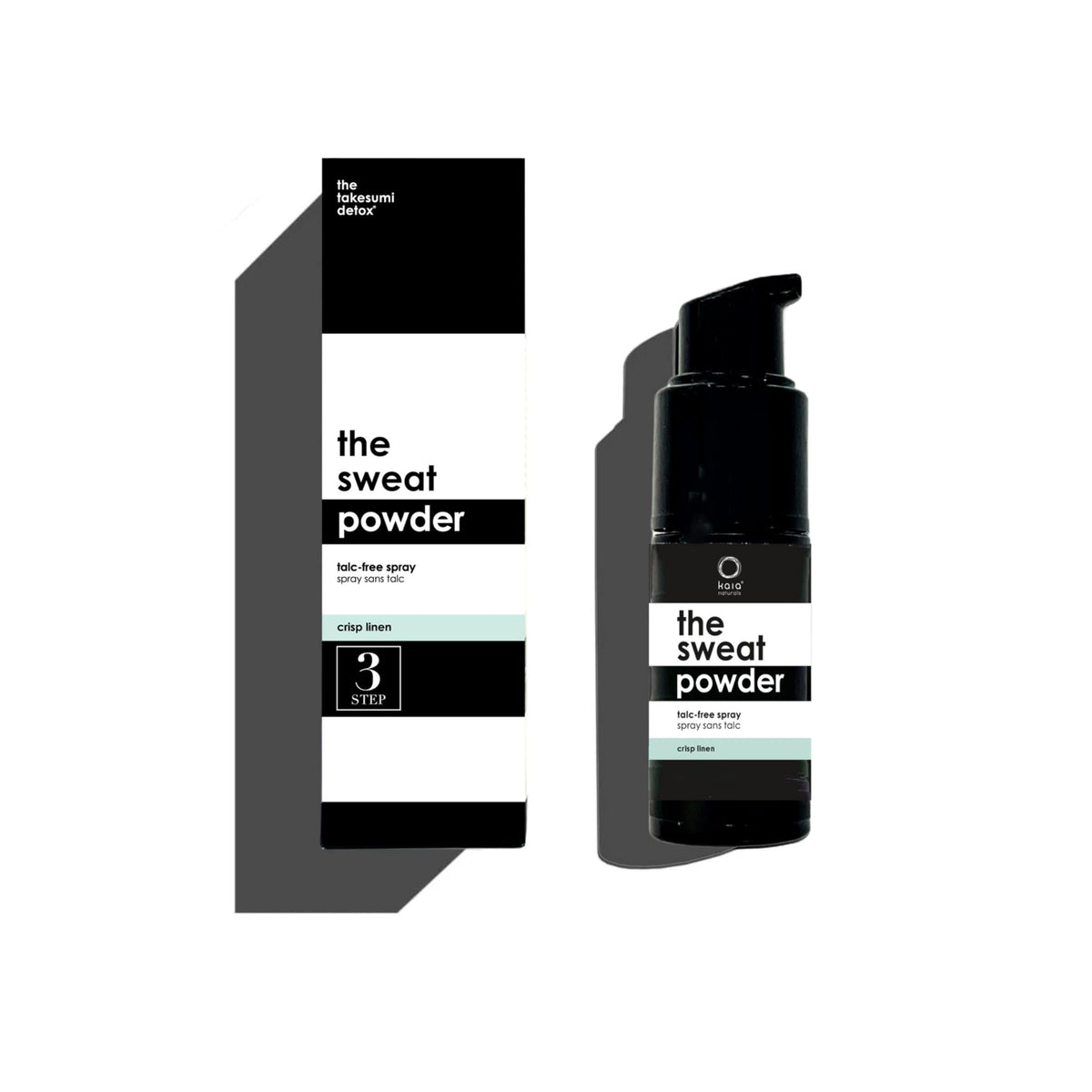 Kaia Naturals envase frontal takesumi Detox mostrando diseño y beneficio portátil