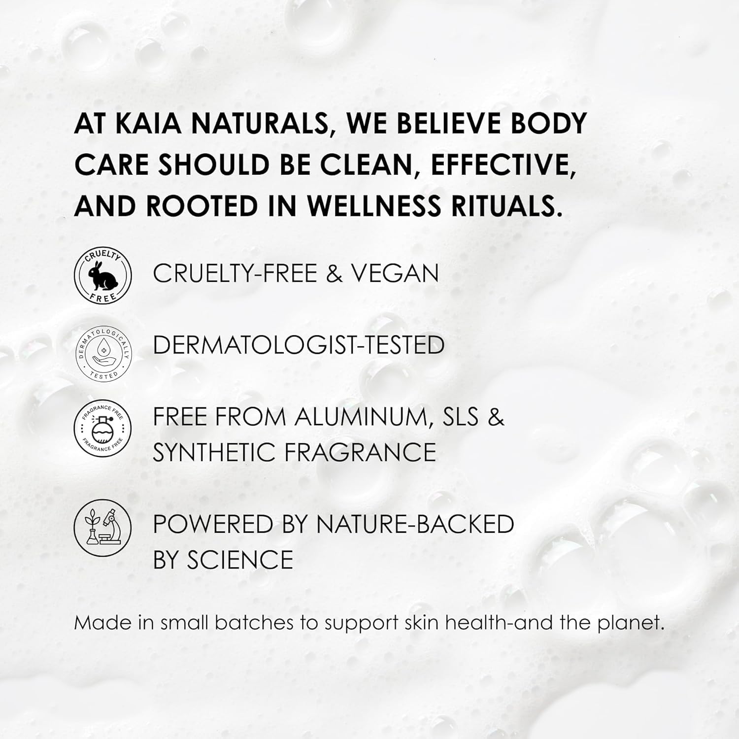 Kaia Naturals boquilla y tapa para pulverizar con aplicación higiénica