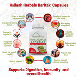 Kailash Herbals cápsulas dispuestas en plato subrayando forma vegana