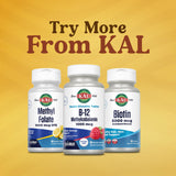 KAL persona tomando B12 en estilo de vida activo para energía diaria