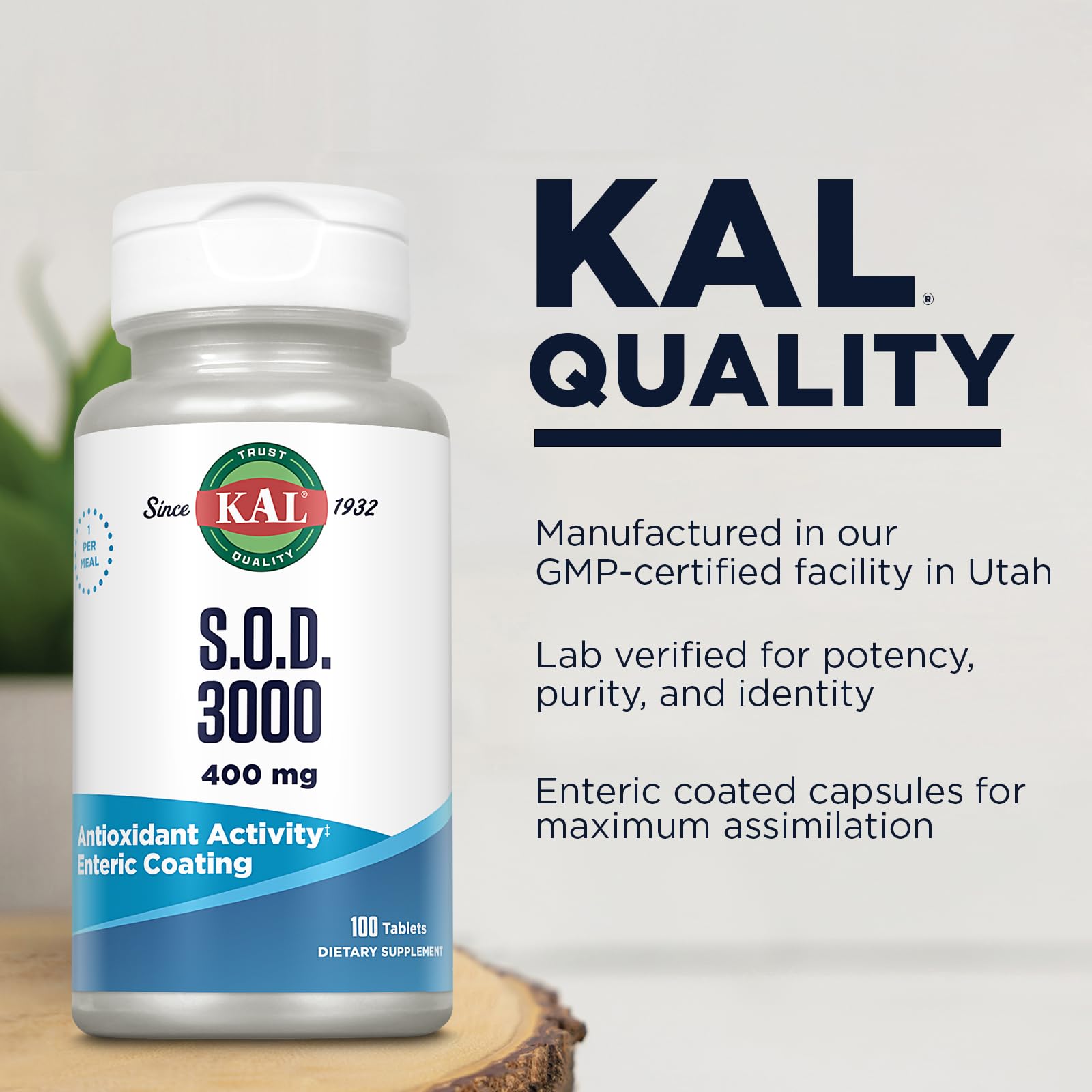 KAL etiqueta nutricional y recomendación de dosis para verificar información