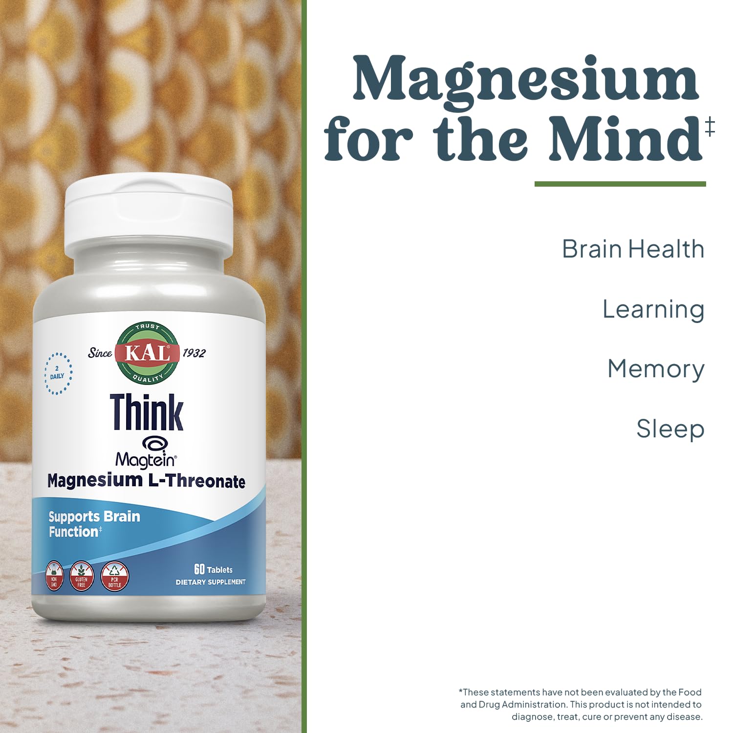 KAL etiqueta nutricional legible con ingredientes y dosis claras