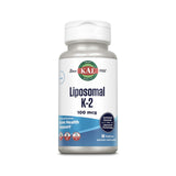 KAL envase frontal liposomal vitamina K2 MK7 mostrando etiqueta clara y beneficios