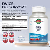 KAL Silica Plus con extracto de cola de caballo demostrando origen vegetal