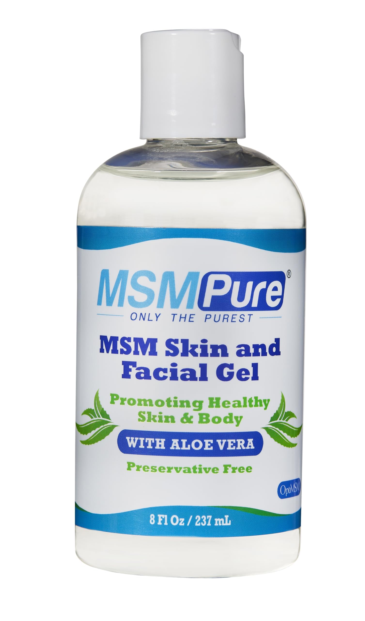 KALA HEALTH gel MSMPure frontal del envase mostrando etiqueta clara y tamaño