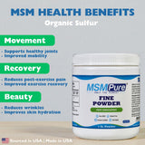 KALA HEALTH textura de cristales finos MSMPure detalle, fácil disolución