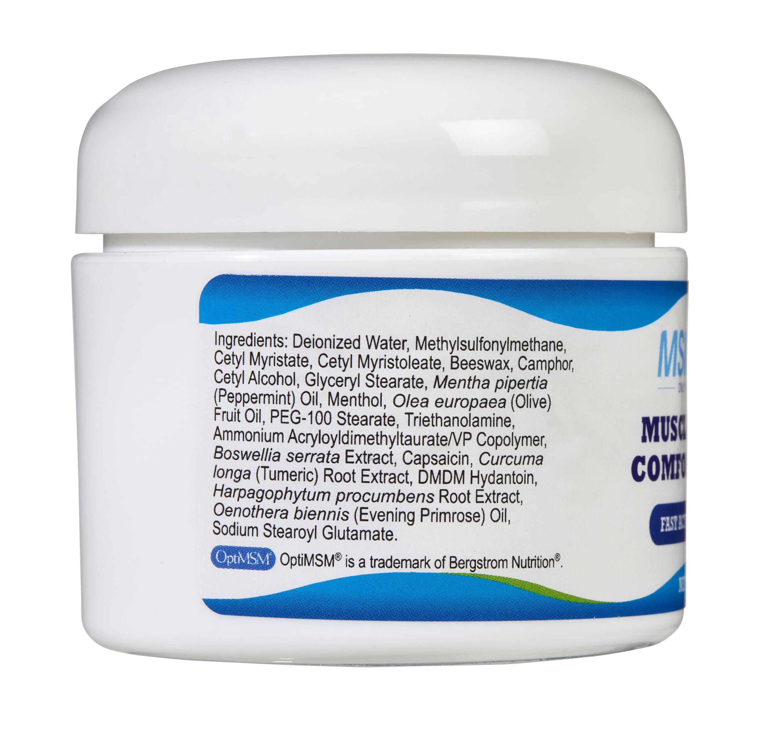 KALA HEALTH MSMPure textura crema en primer plano que muestra absorción rápida y no grasa