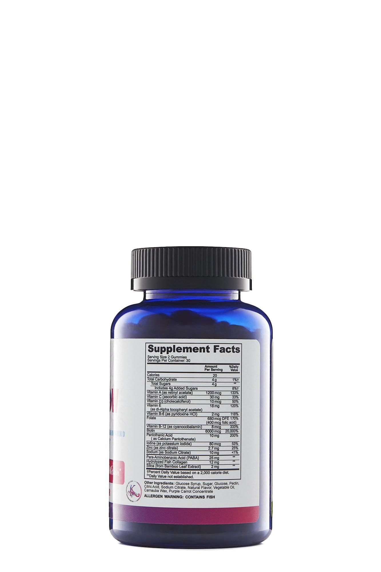 Kaleidogrow primer plano de cápsula destacando textura y beneficios nutritivos