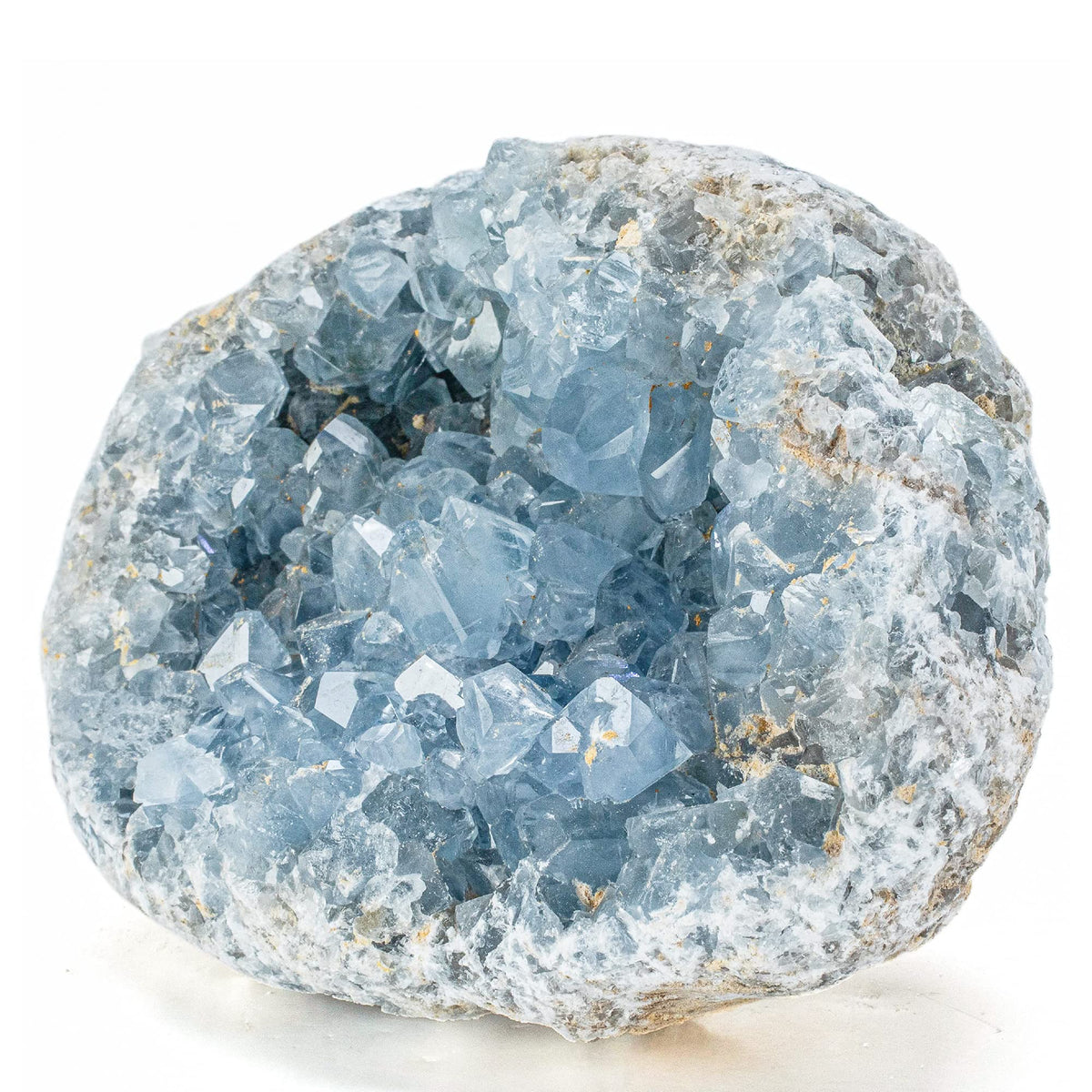 KALIFANO geoda frontal mostrando azul cielo y atractivo decorativo