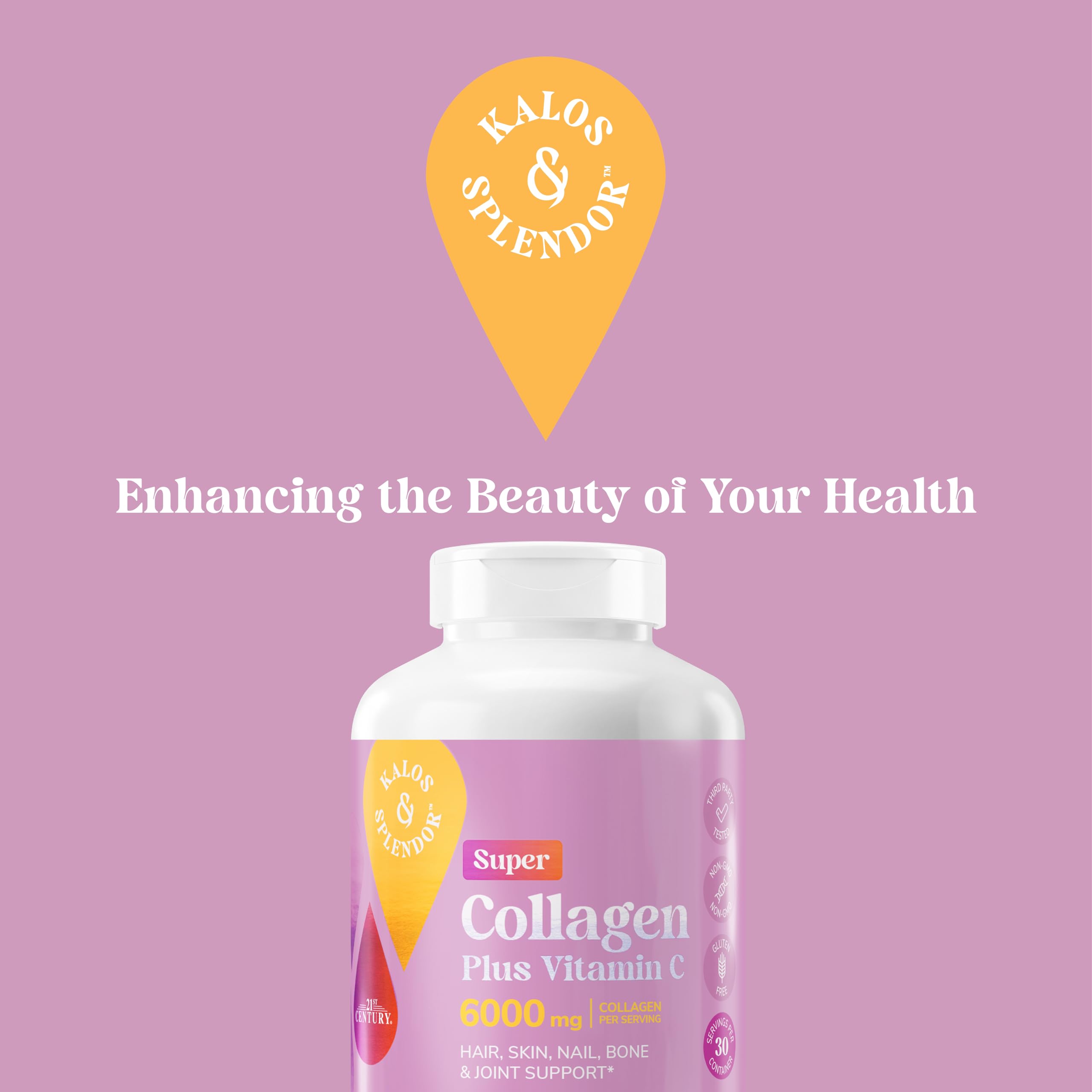 Kalos and Splendor detalle de la etiqueta nutricional y lista de ingredientes