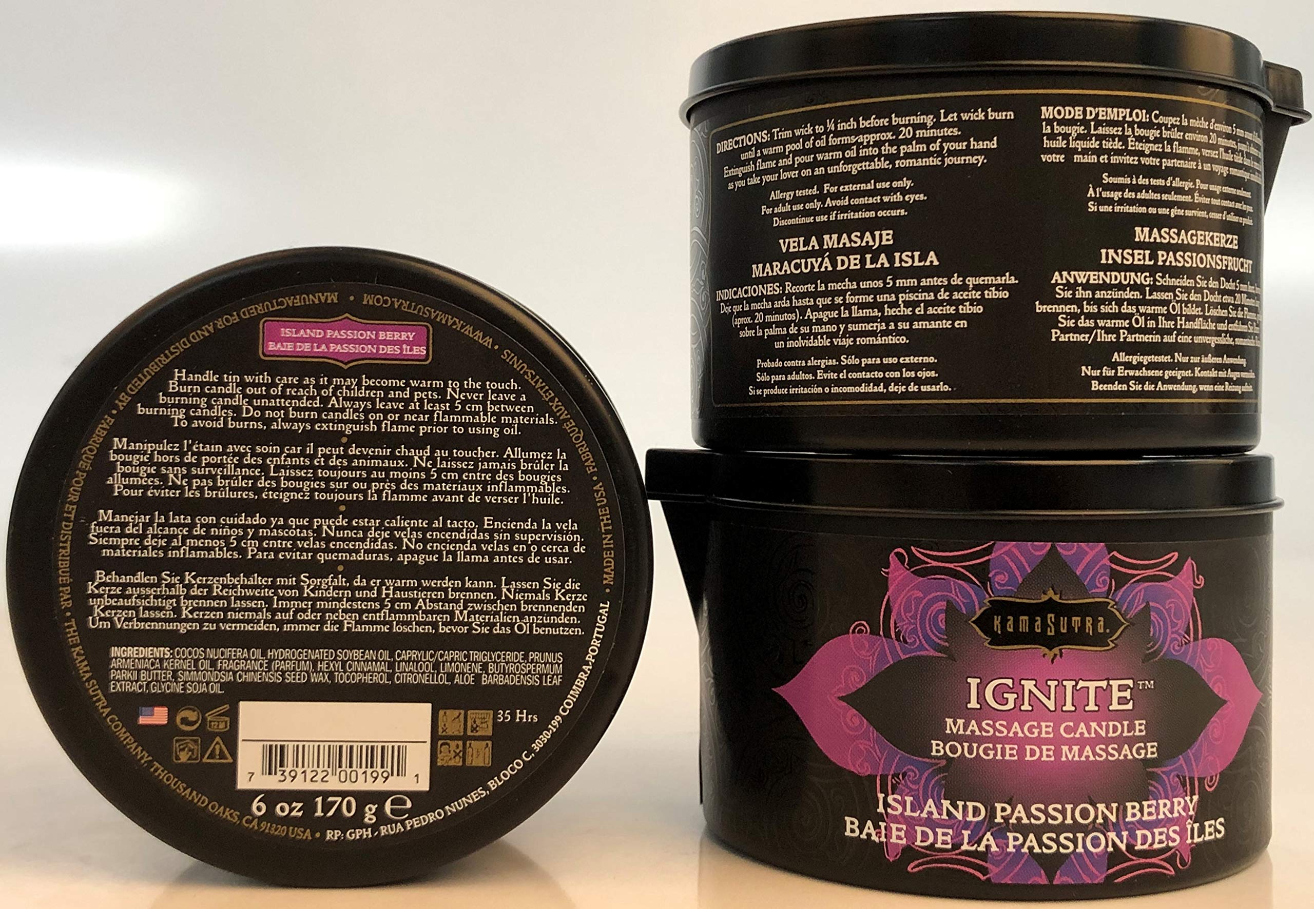 KAMA SUTRA primer plano de la fragancia Island Passion Berry evocando frescura