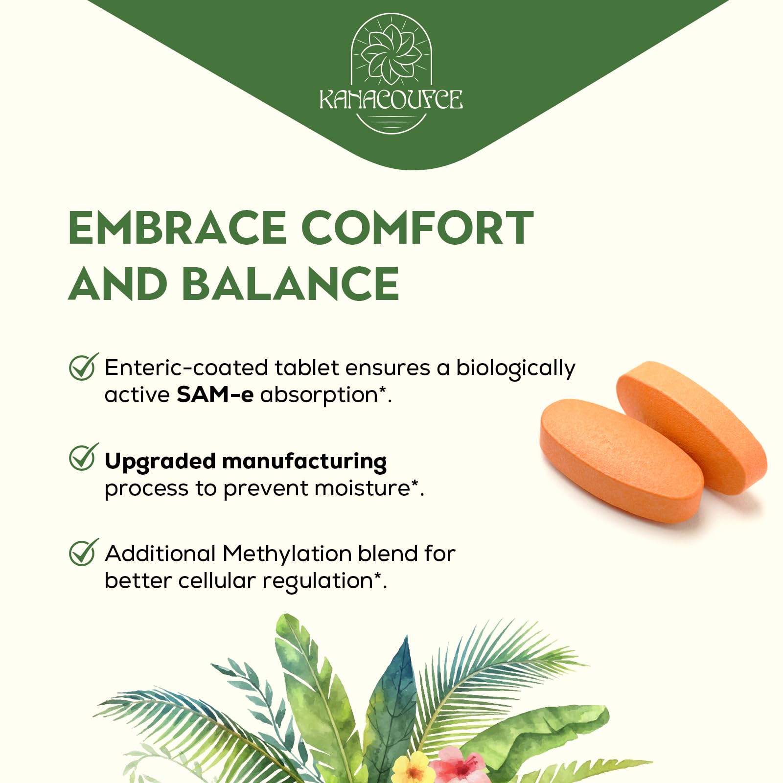 Kanacoufce ingredientes B6 folato B12 resaltados y beneficio metabólico