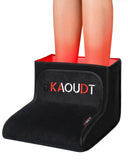 Kaoudt vista frontal del dispositivo mostrando cobertura para ambos pies y uso sencillo