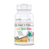 KAPPA NUTRITION frasco frontal mostrando QUERCETIN PLUS y beneficios claros