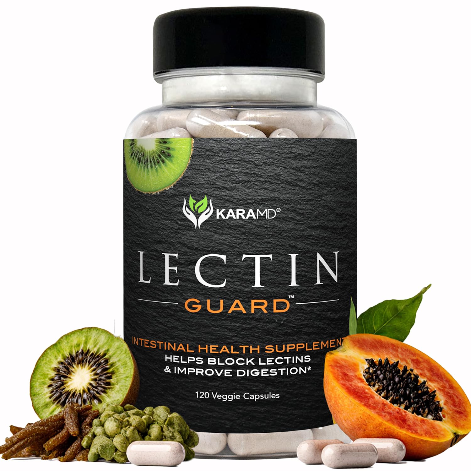 KaraMD Lectin Guard vista frontal del envase con información clara