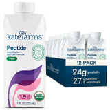 Kate Farms envase frontal mostrando información y beneficio nutricional