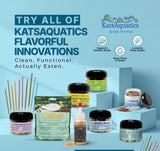 KatsAquatics etiqueta de ingredientes visible mostrando vitaminas y minerales