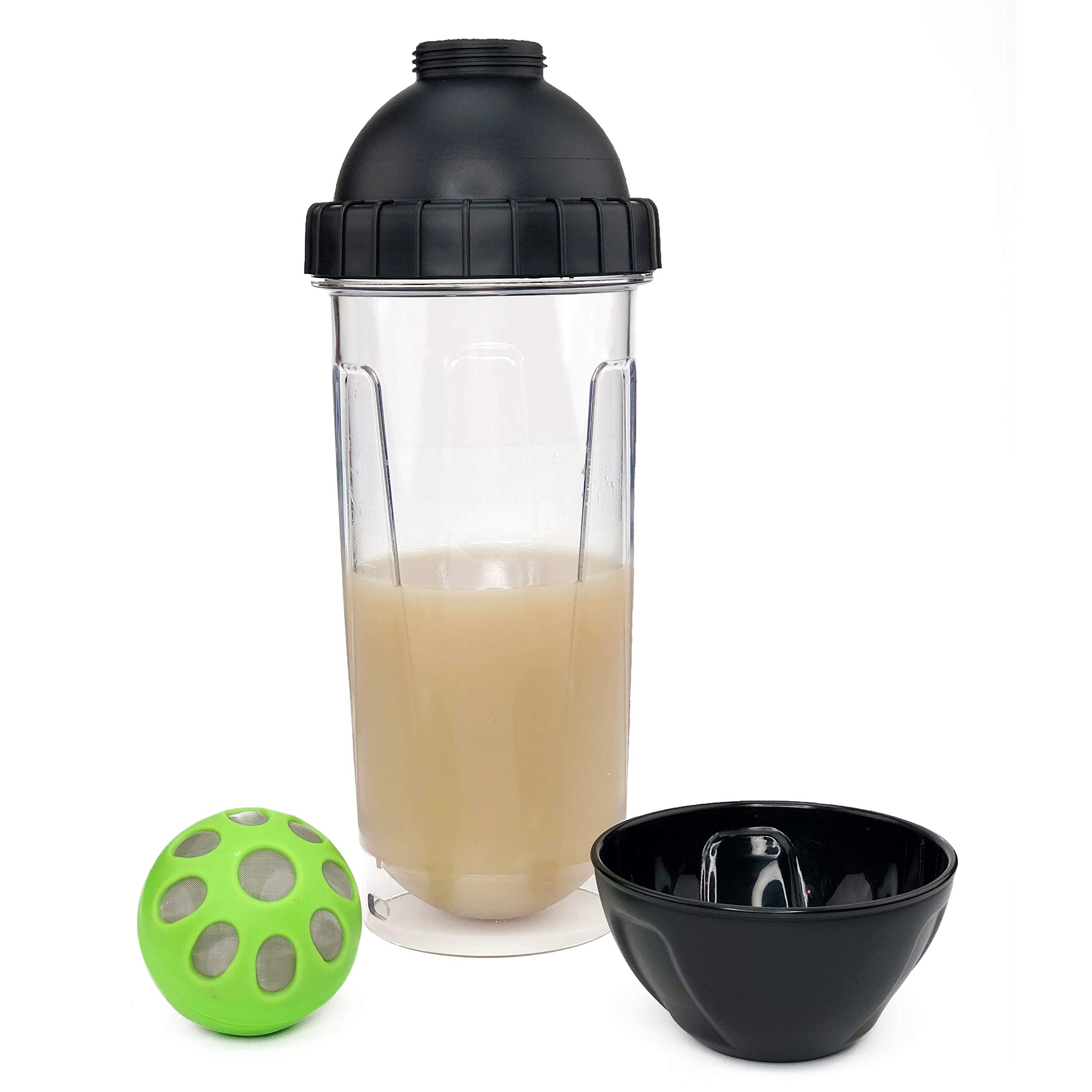 Kavafied AluBall Pro vista frontal con tapa vaso, preparación rápida y portátil
