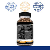Kaya Naturals cápsulas vegetarianas en mano para apreciar textura y formato