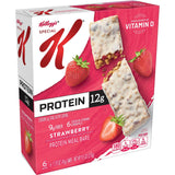 Kellogg's Special K seis cajas apiladas demostrando el total de 36 barras