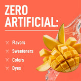 Keppi etiqueta de ingredientes con electrolitos clave visibles