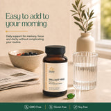 Kerala Ayurveda frasco Brahmi dentro de bolsa de viaje práctico