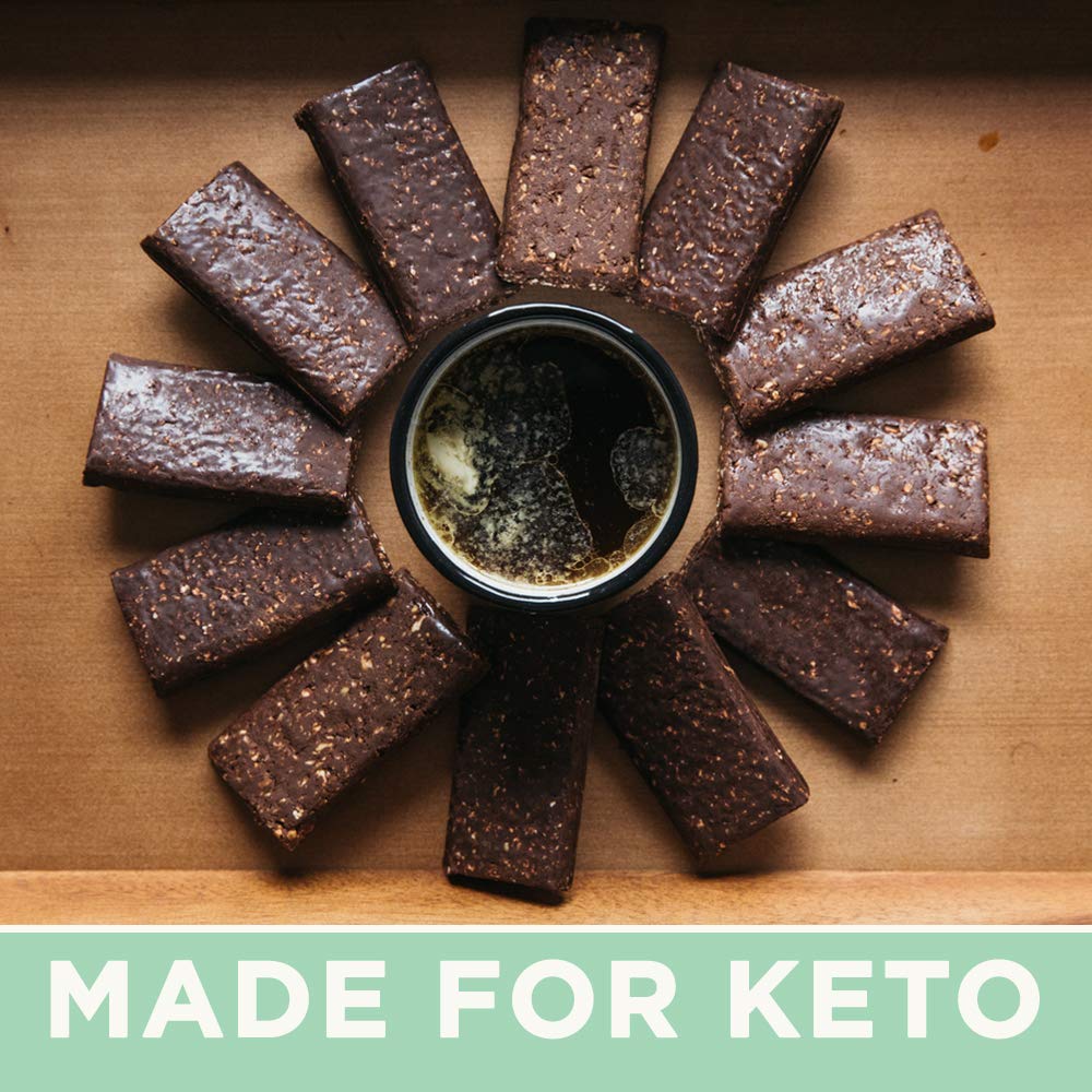 Keto Bars detalle etiqueta ingredientes, permite verificar sin azúcares añadidos