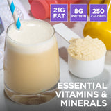 KETO SCIENCE cucharada con polvo para comparar porción y densidad calorífica