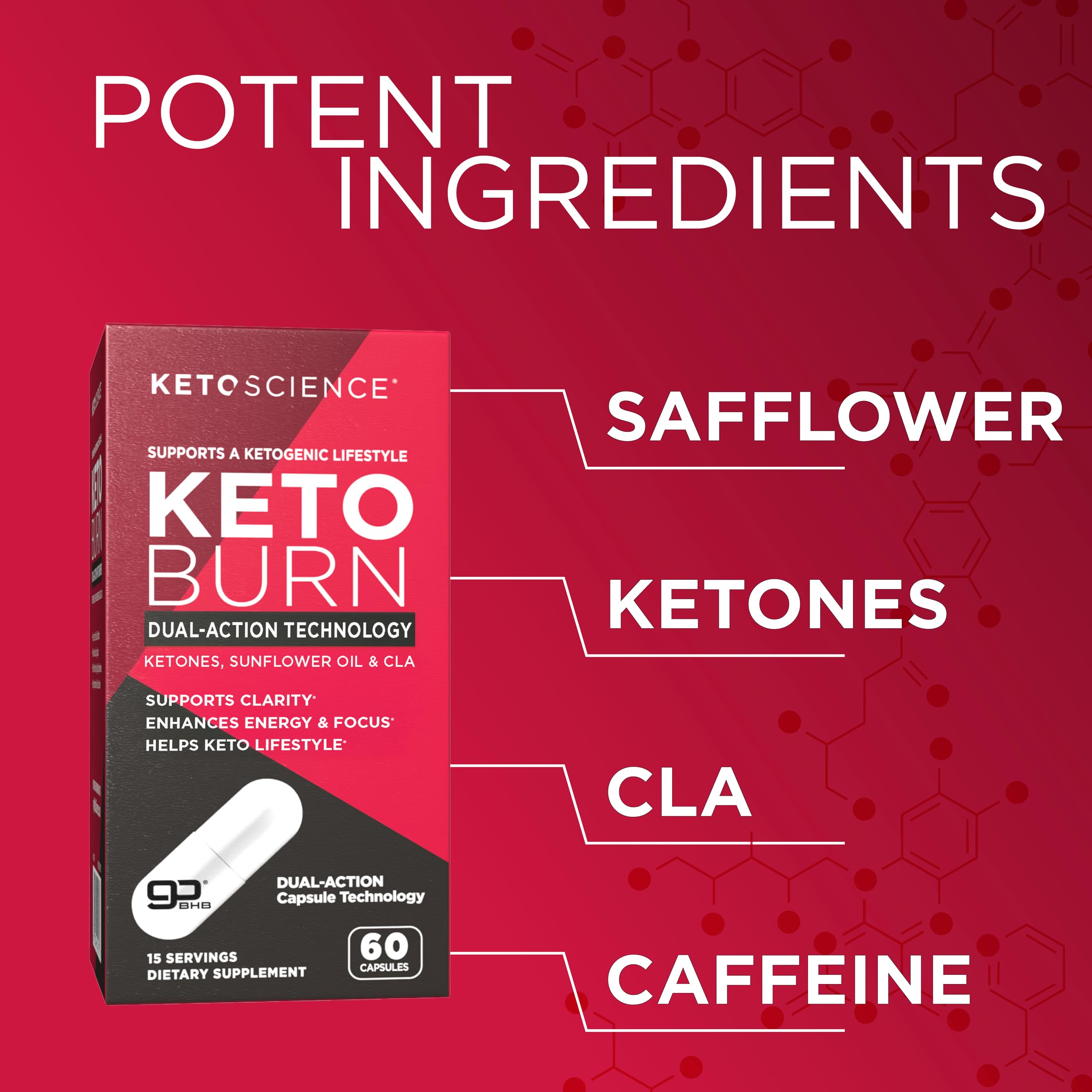 Keto Science producto en uso durante entrenamiento para energía