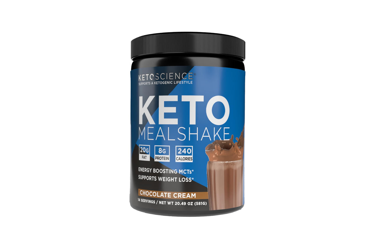KETO SCIENCE envase frontal de chocolate mostrando diseño y beneficios visibles