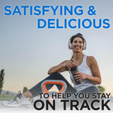 KETO SCIENCE persona en gimnasio con batido, mostrando conveniencia post-entreno