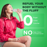 Keto Vitals comparación de tamaño con mano para comprender porción