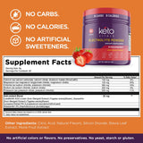 Keto Vitals etiqueta con ingredientes y electrolitos para transparencia