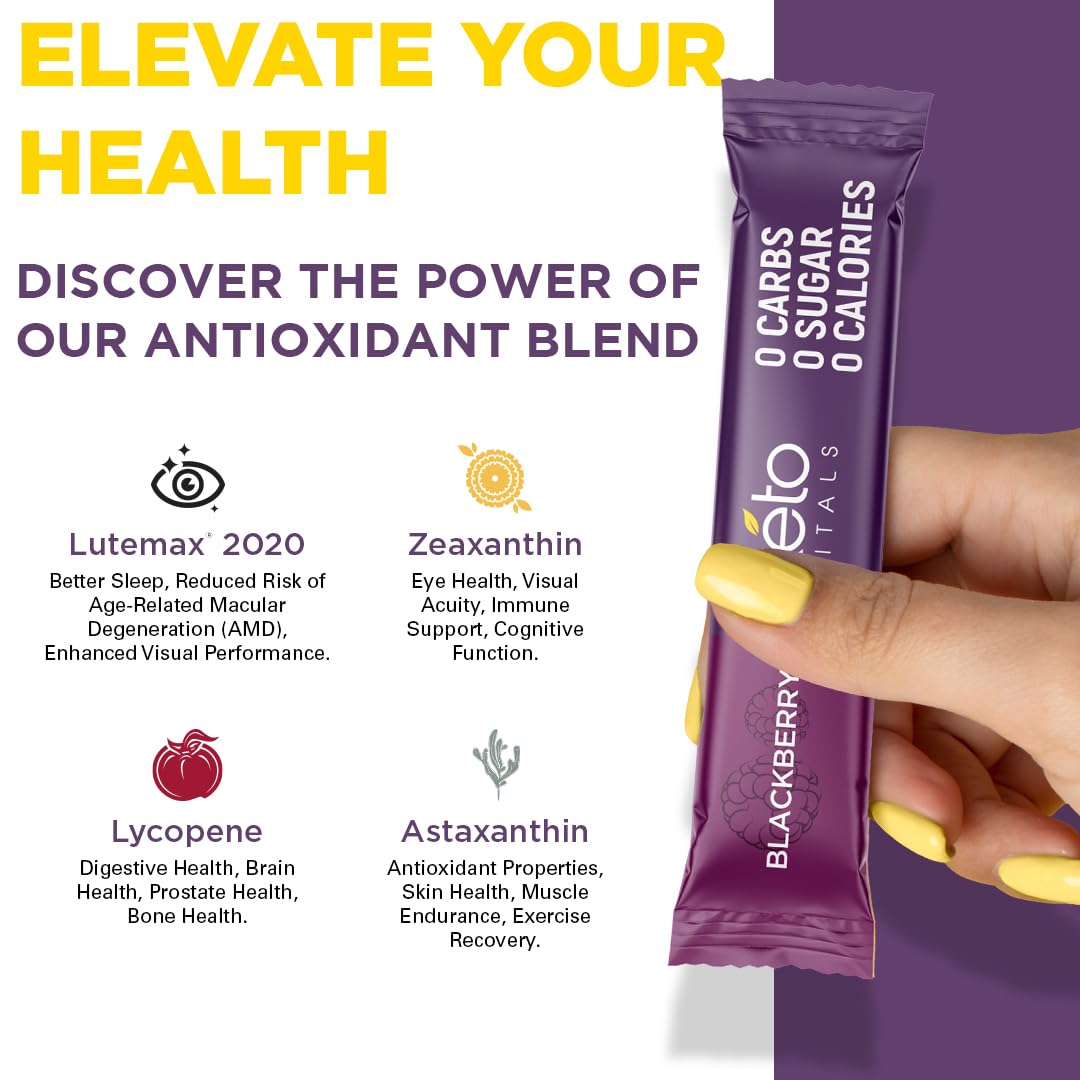 Keto Vitals close-up de berry mostrando color y aroma apetecible
