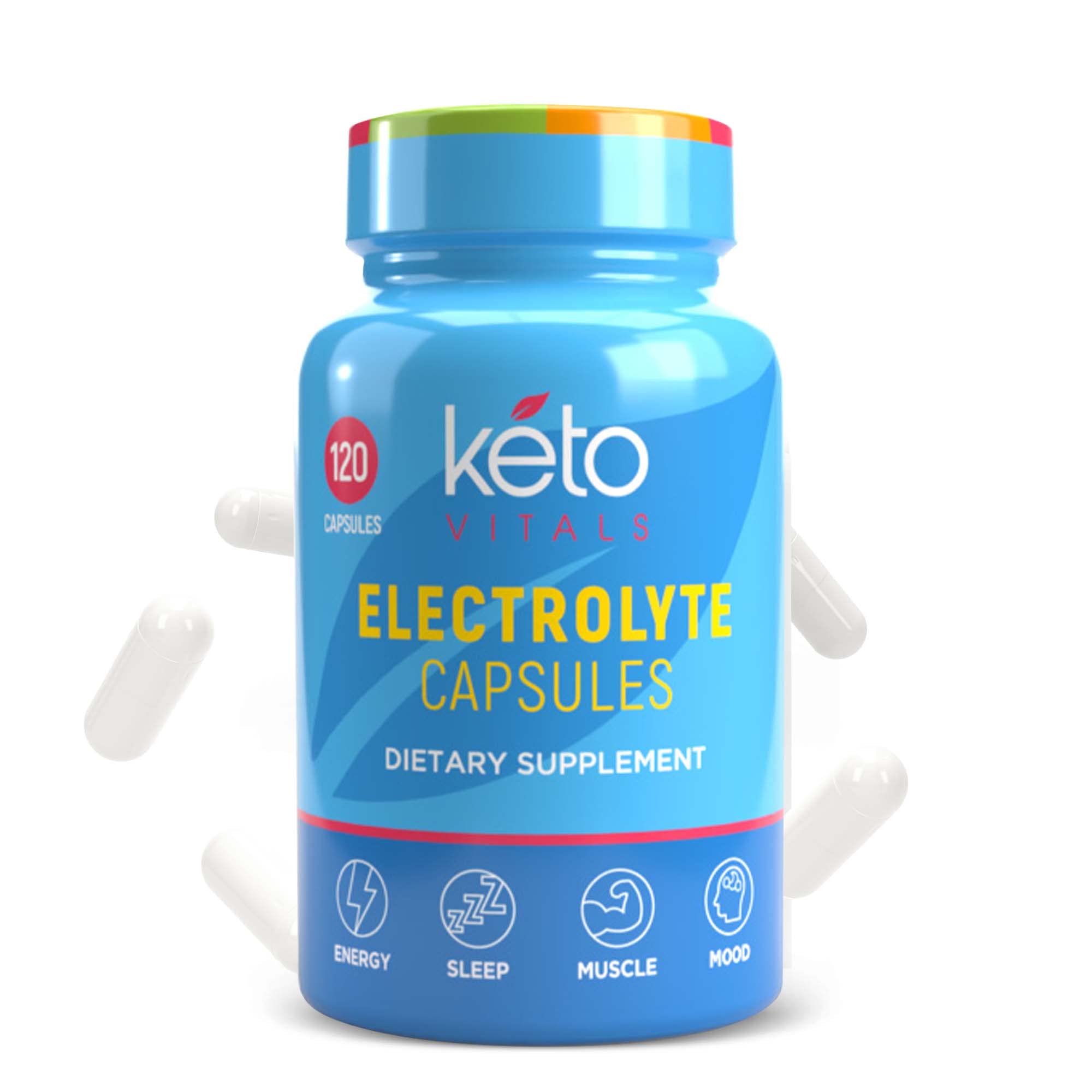 Keto Vitals envase en mesa de cocina indicando uso diario sin mezcla