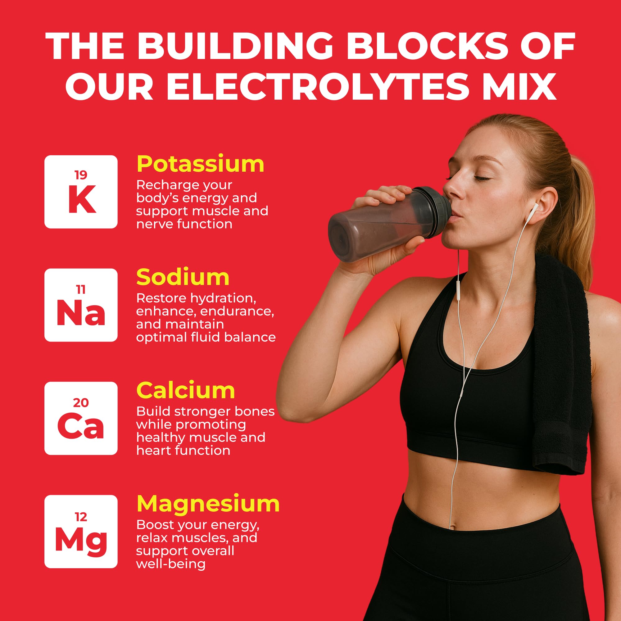 Keto Vitals etiqueta con lista de ingredientes clave y beneficios para enfoque