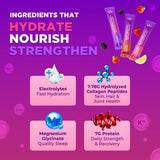 Keto Vitals zoom etiqueta ingredientes declarando fórmula limpia