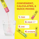 Detalle de la etiqueta Keto Vitals con ingredientes clave y sin azúcares