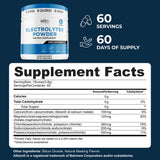 Keto Vitals polvo sin sabor vista cercana que destaca textura fina y disolución rápida