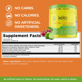 Keto Vitals bebida mezclada en vaso lista para hidratar y reponer electrolitos