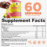 Keto Vitals vaso con bebida rosa preparada y beneficio de reponer electrolitos