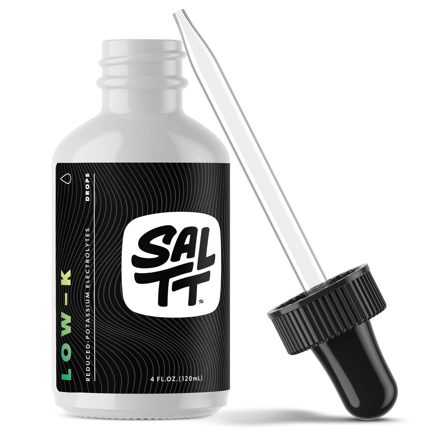 Keto Chow botella frontal SALTT Low-K, formato concentrado y sin sabor