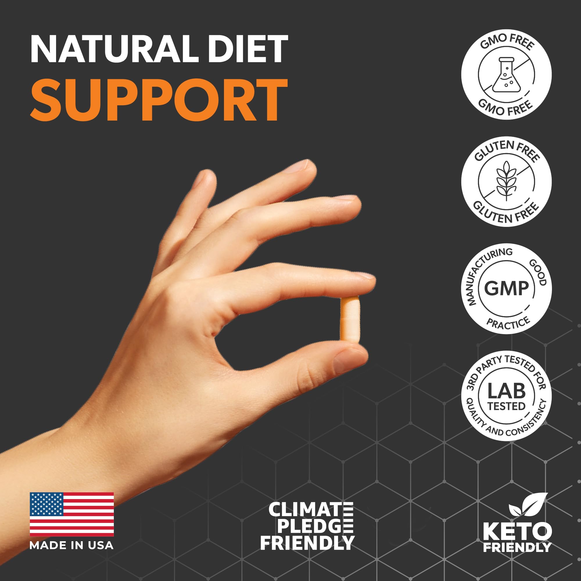 Ketolabs Ketocore etiqueta con lista de ingredientes y calidad garantizada